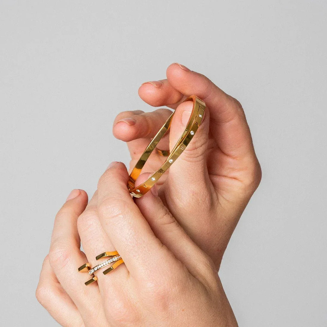 Bracelete Domitila Banhado em Ouro 18K