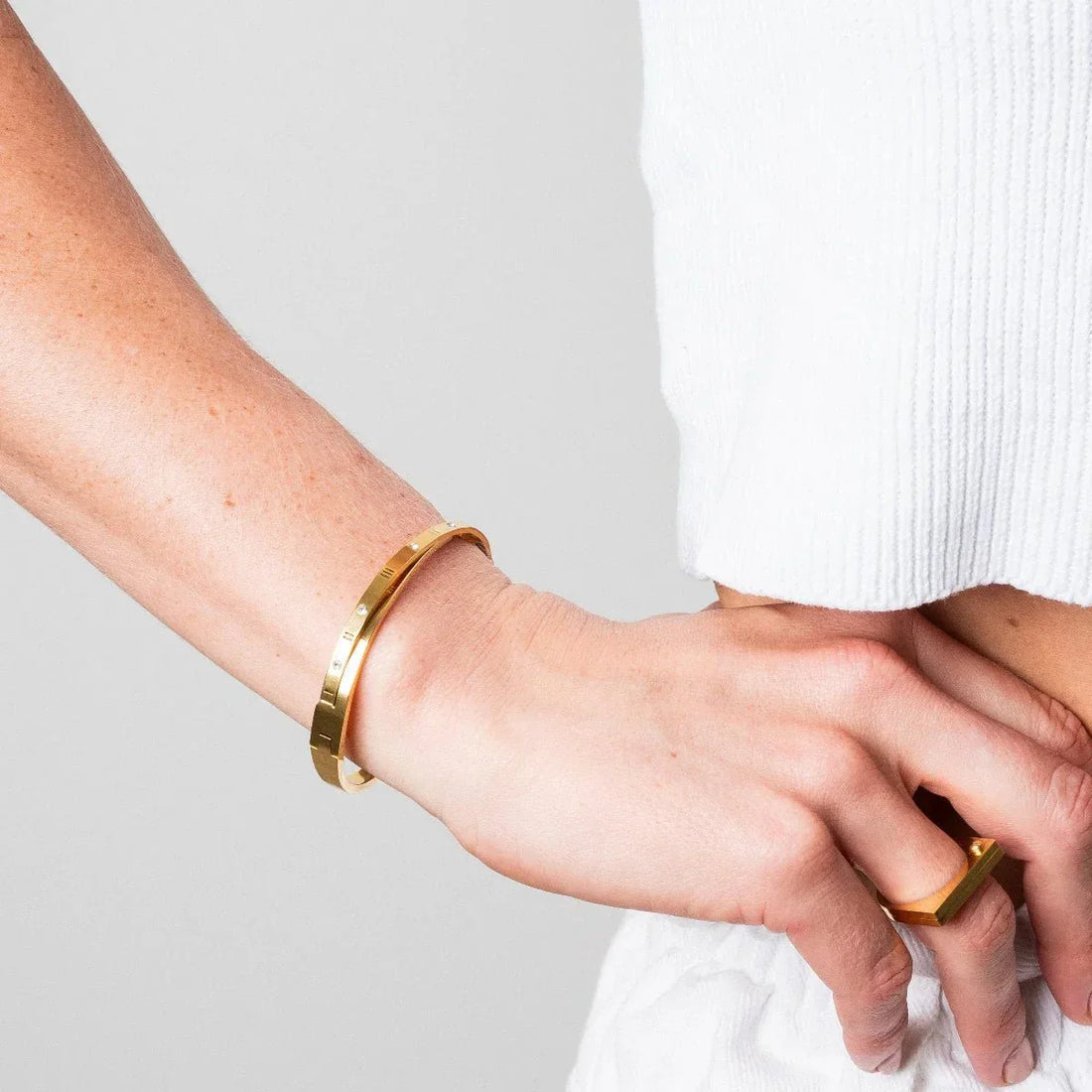 Bracelete Domitila Banhado em Ouro 18K
