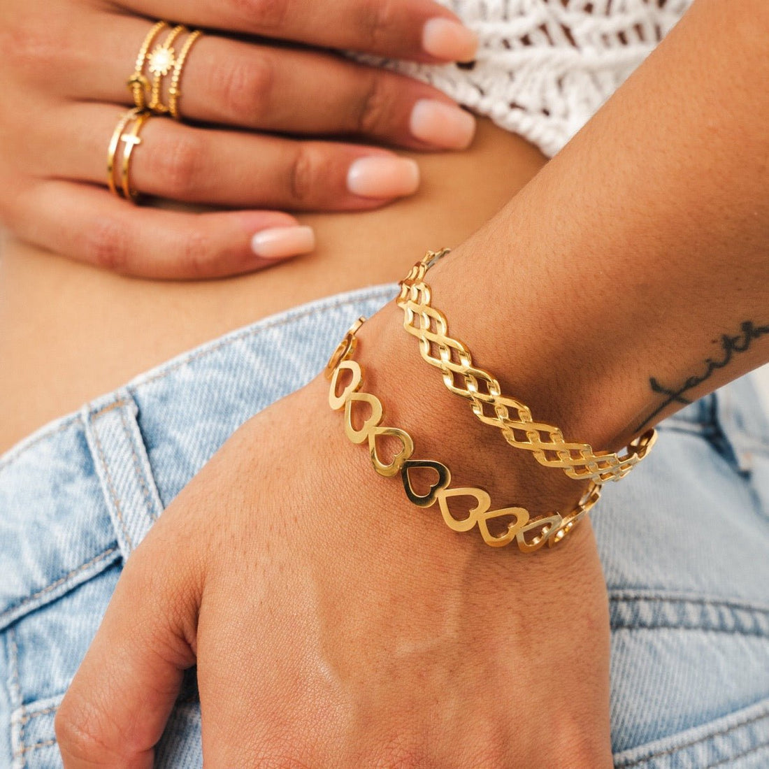 Bracelete Talisse Banhado em Ouro 18K