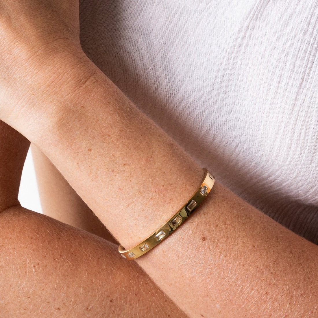 Bracelete Alzira Banhado em Ouro 18K