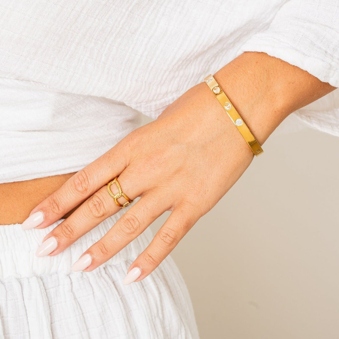 Bracelete Malenne Banhado em Ouro 18K
