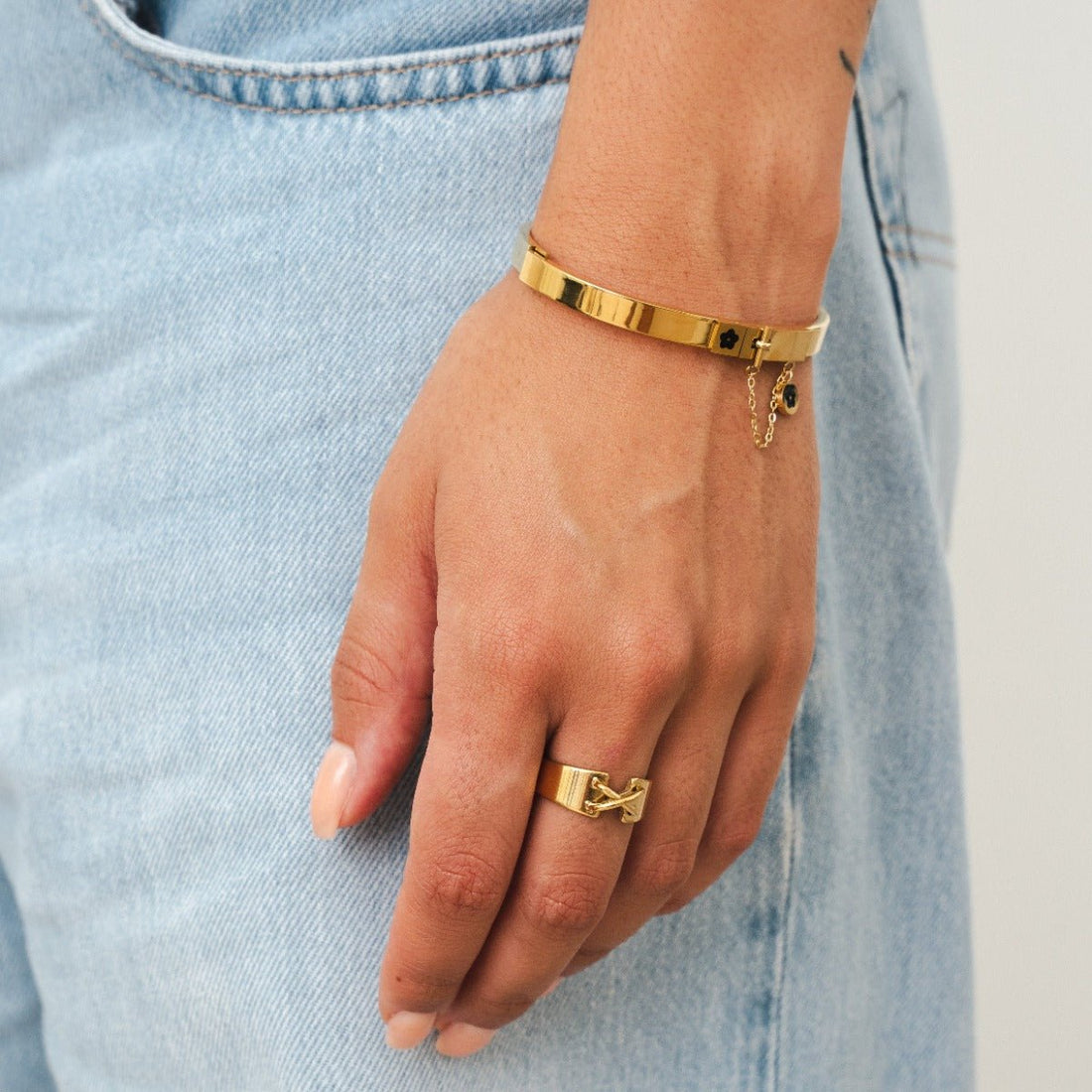 Bracelete Amaris Banhado em Ouro 18K