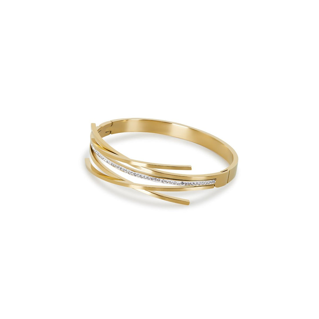 Bracelete Zircônia Elvina Banhado em Ouro 18K