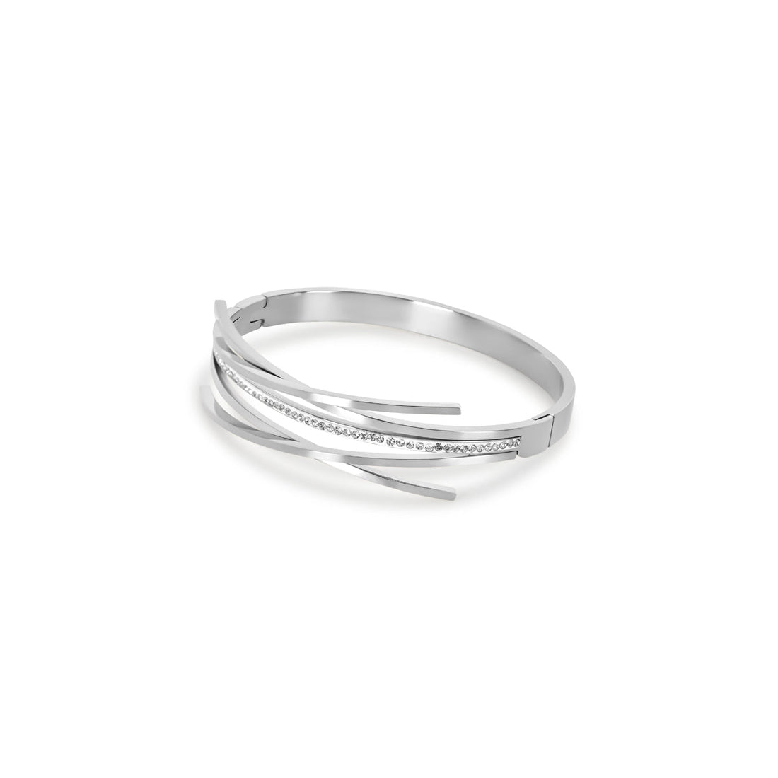 Bracelete Zircônia Elvina Prata
