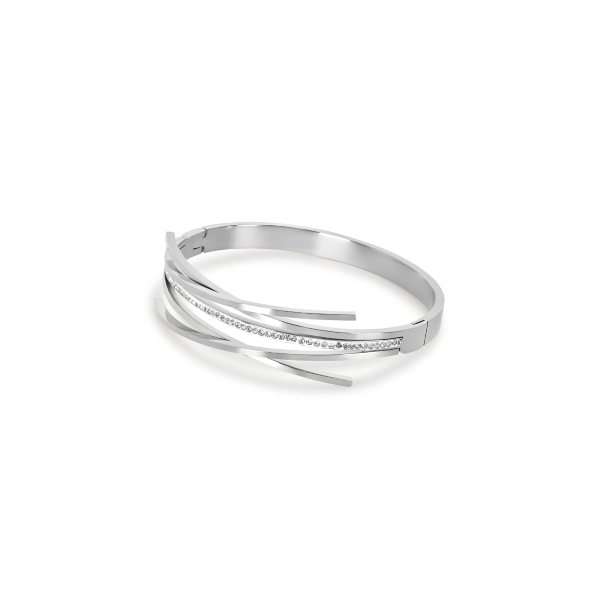 Bracelete Zircônia Elvina Prata