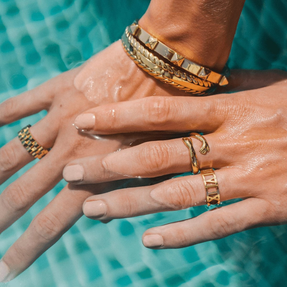 Bracelete Yara Banhado em Ouro 18K