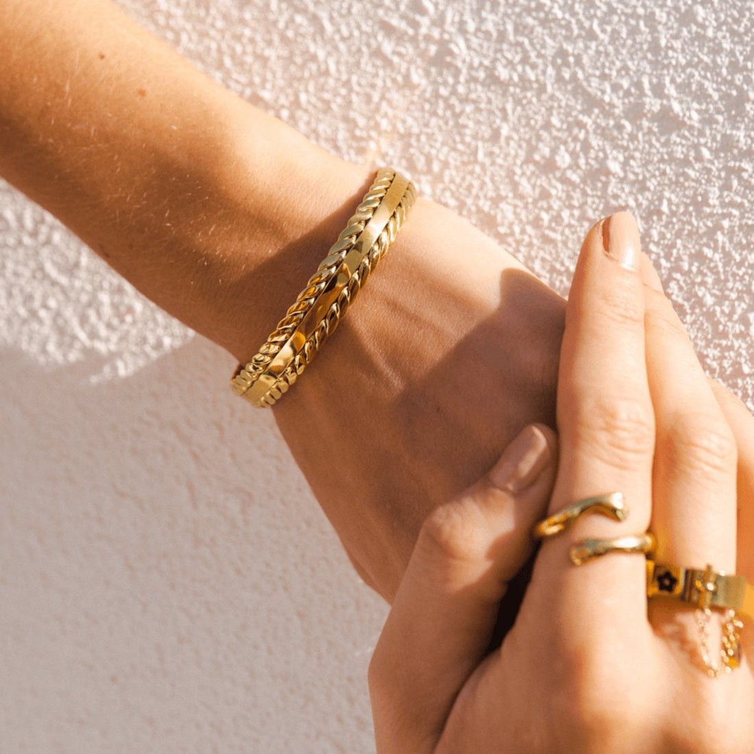 Bracelete Yara Banhado em Ouro 18K