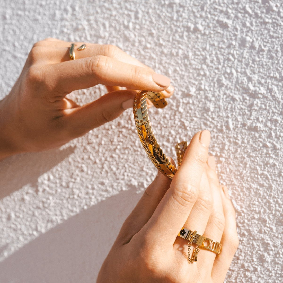 Bracelete Yara Banhado em Ouro 18K