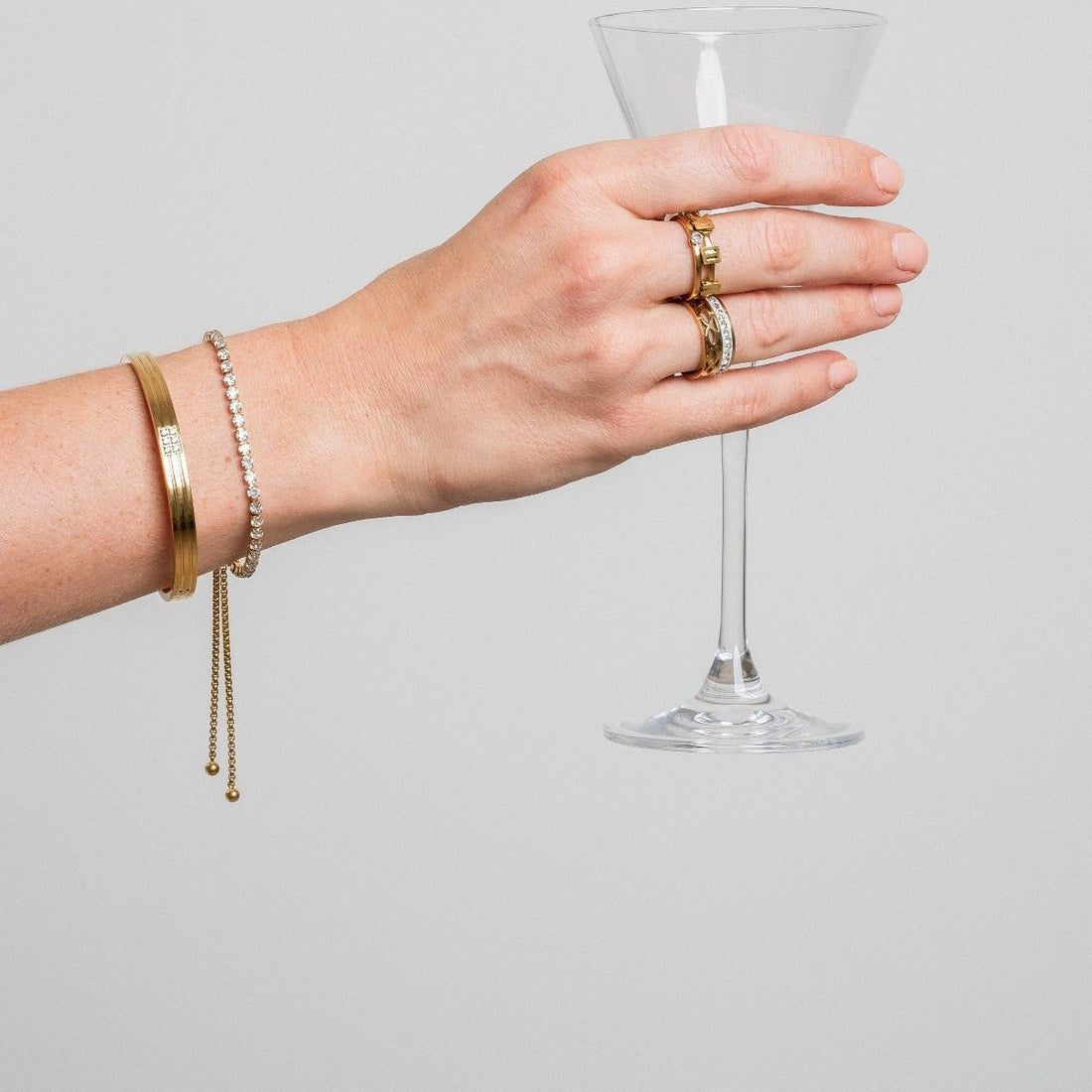 Bracelete Hanna Banhado em Ouro 18k