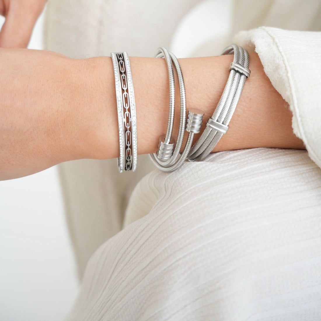 Bracelete Savina Prata