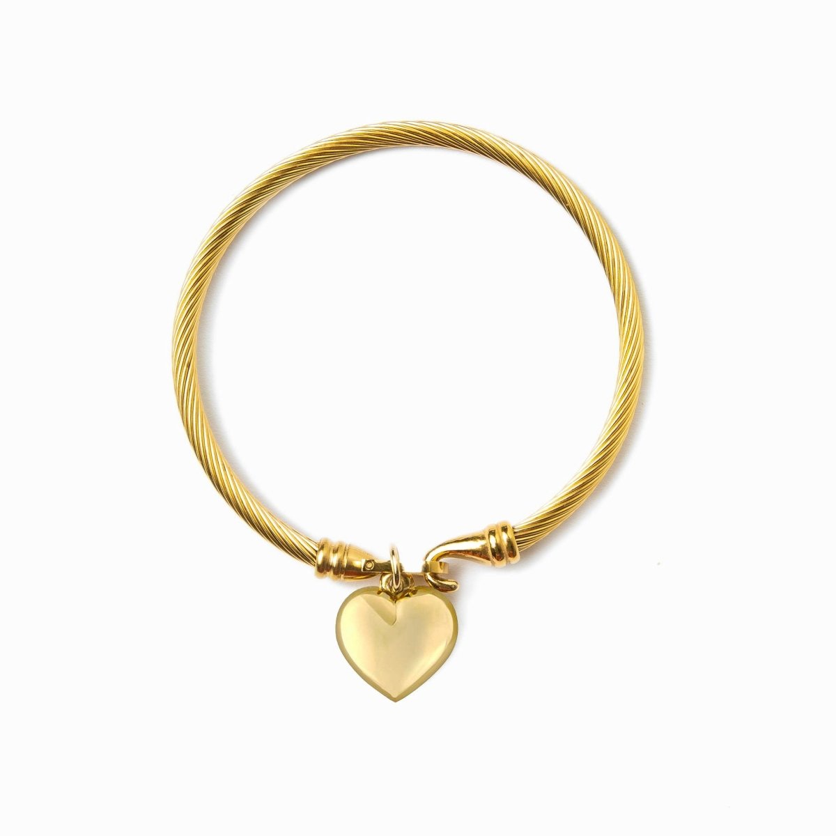Bracelete Coração Lien Banhado em Ouro 18K