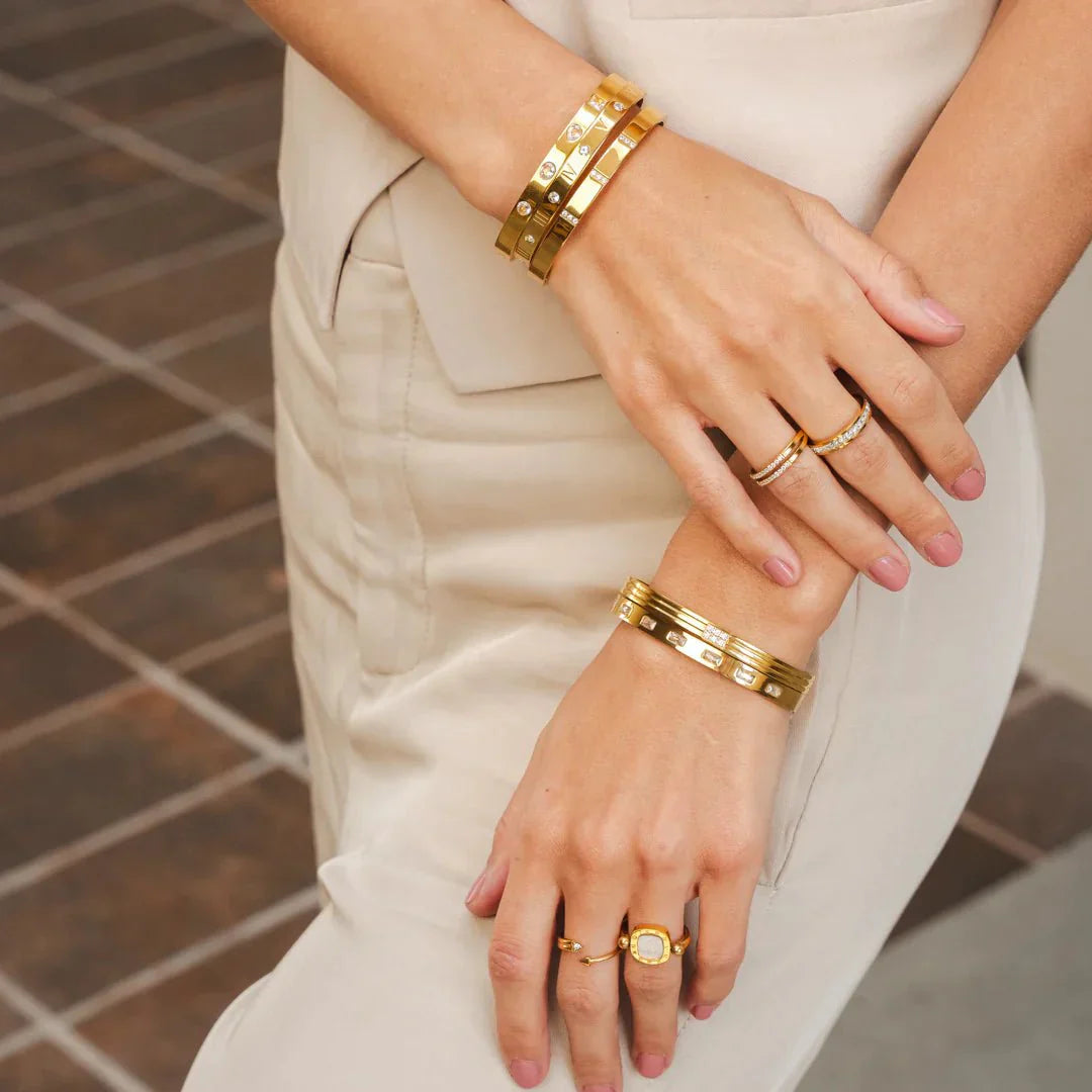 Bracelete Kaure Banhado em Ouro 18K