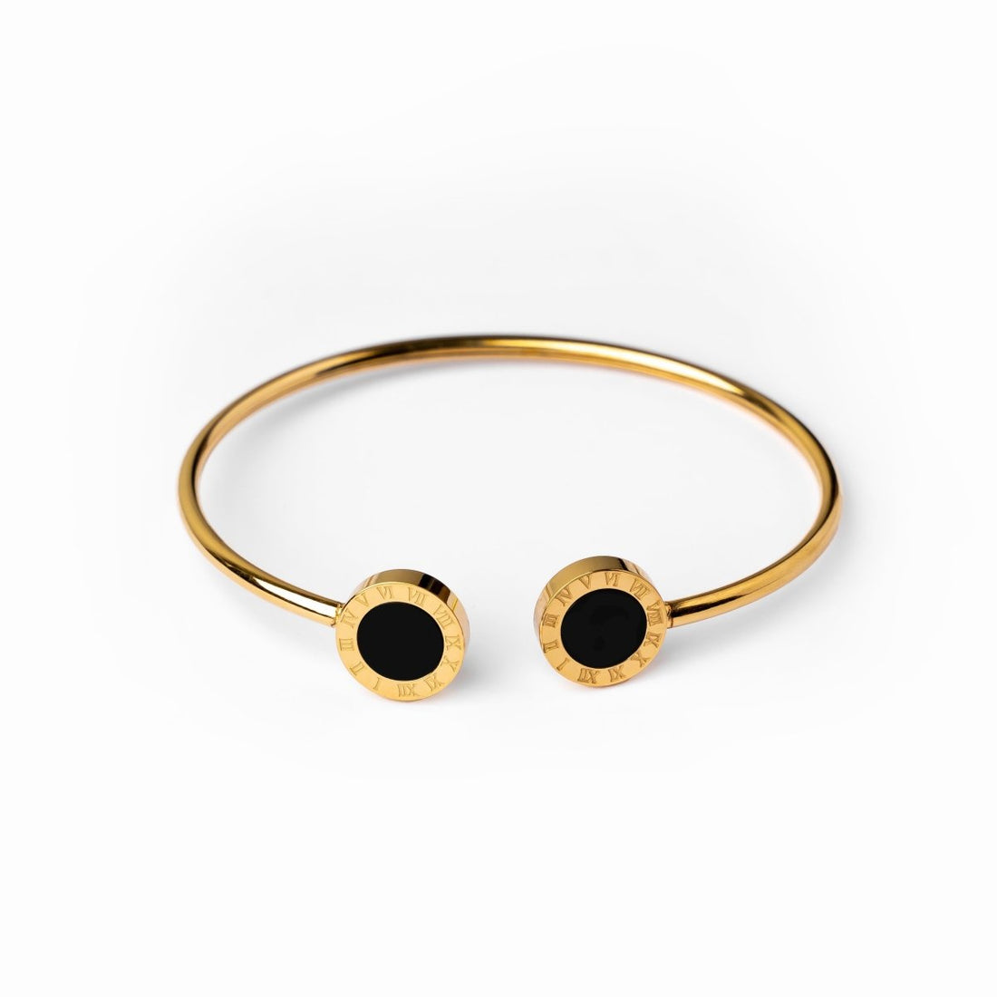 Bracelete Ônix Noir Banhado em Ouro 18K