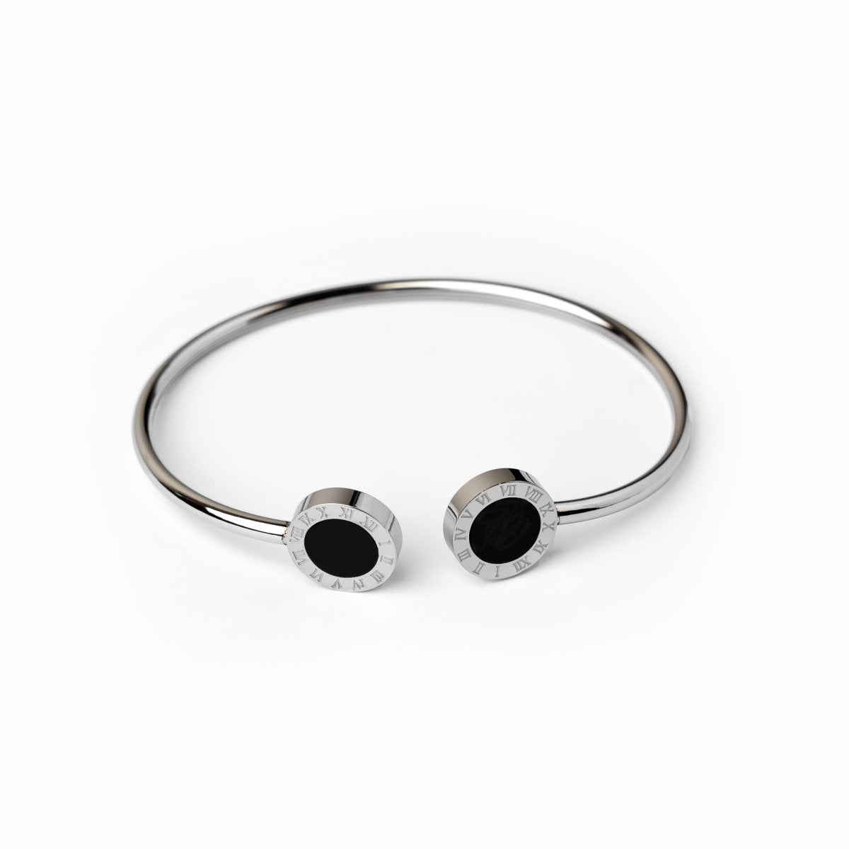 Bracelete Ônix Noir Prata