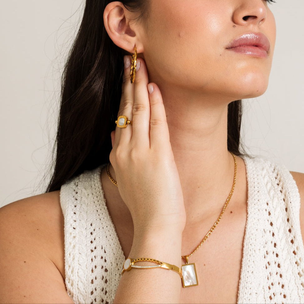 Bracelete Estela Banhado em Ouro 18K