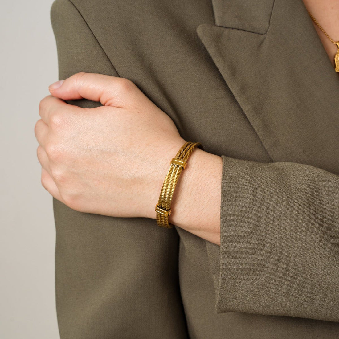 Bracelete Elisaine Banhado em Ouro 18K