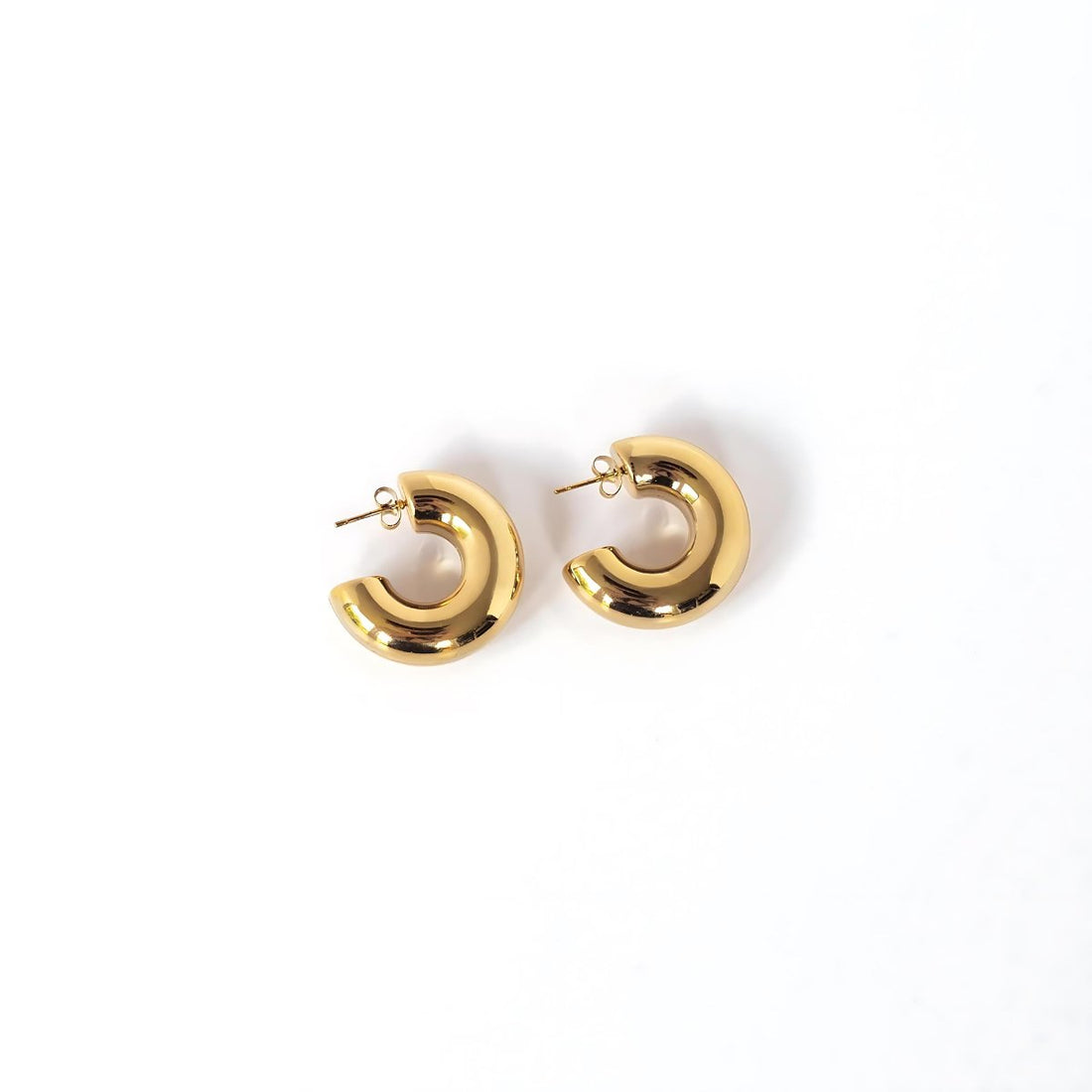 Brinco Argola Chunky Tayla Banhado em Ouro 18K