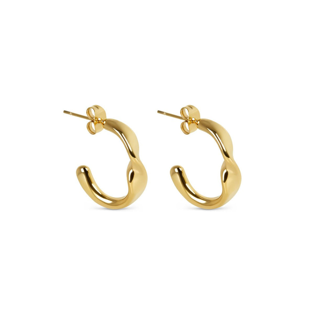 Brinco Argola Nay Banhado em Ouro 18K