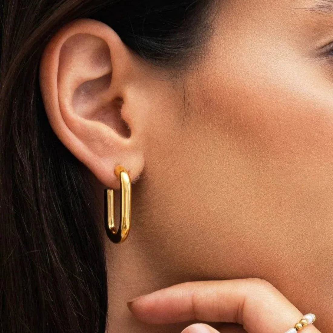 Brinco Argola Dora Banhado em Ouro 18K