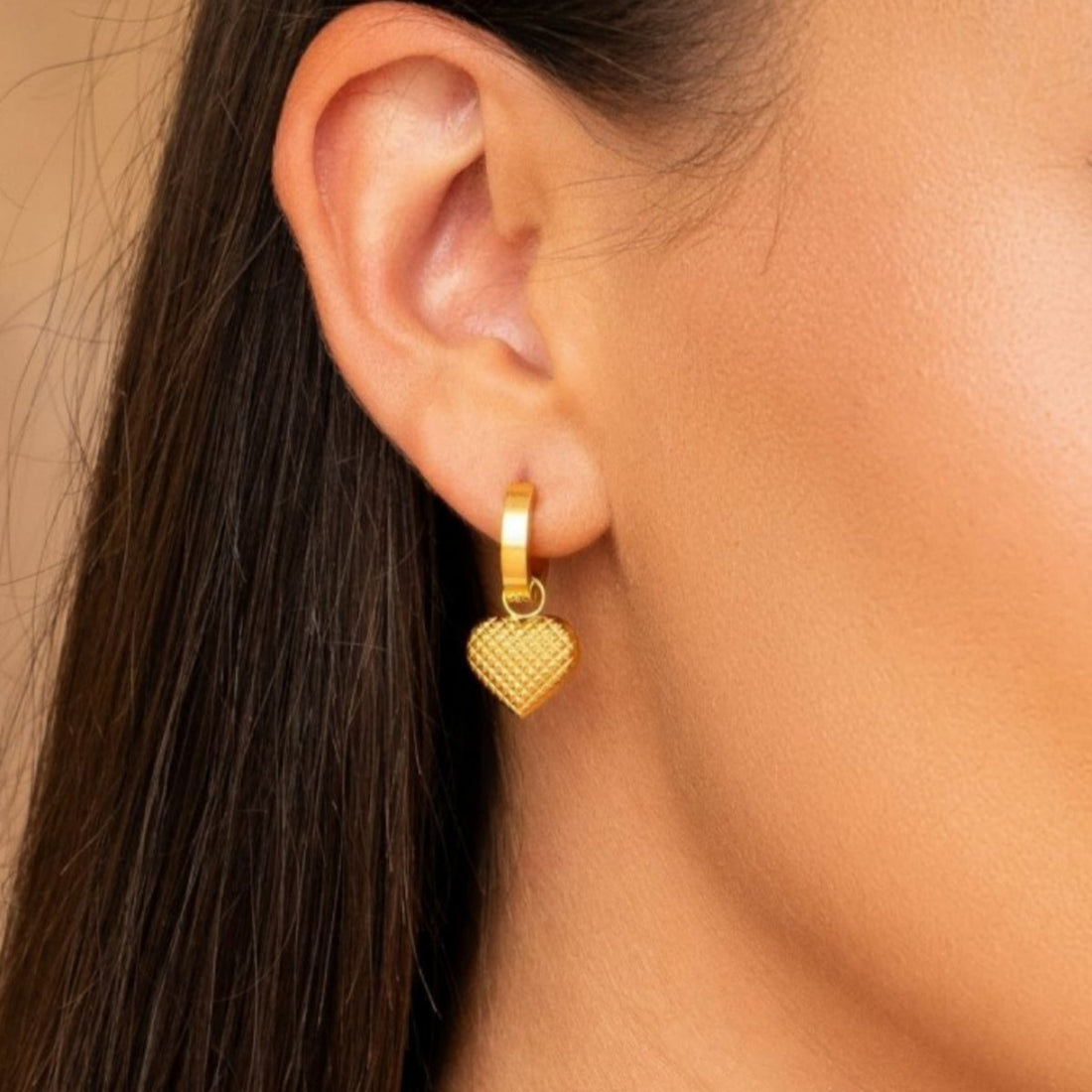 Brinco Argola Cora Banhado em Ouro 18K
