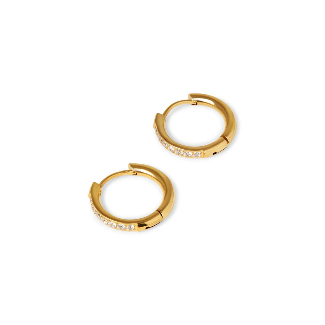 Brinco de Argola Liora Banhado em Ouro 18K