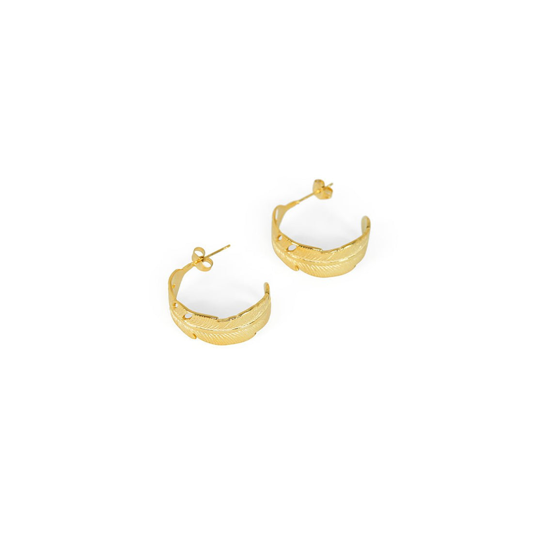 Brinco Argola Ysandra Banhado em Ouro 18K