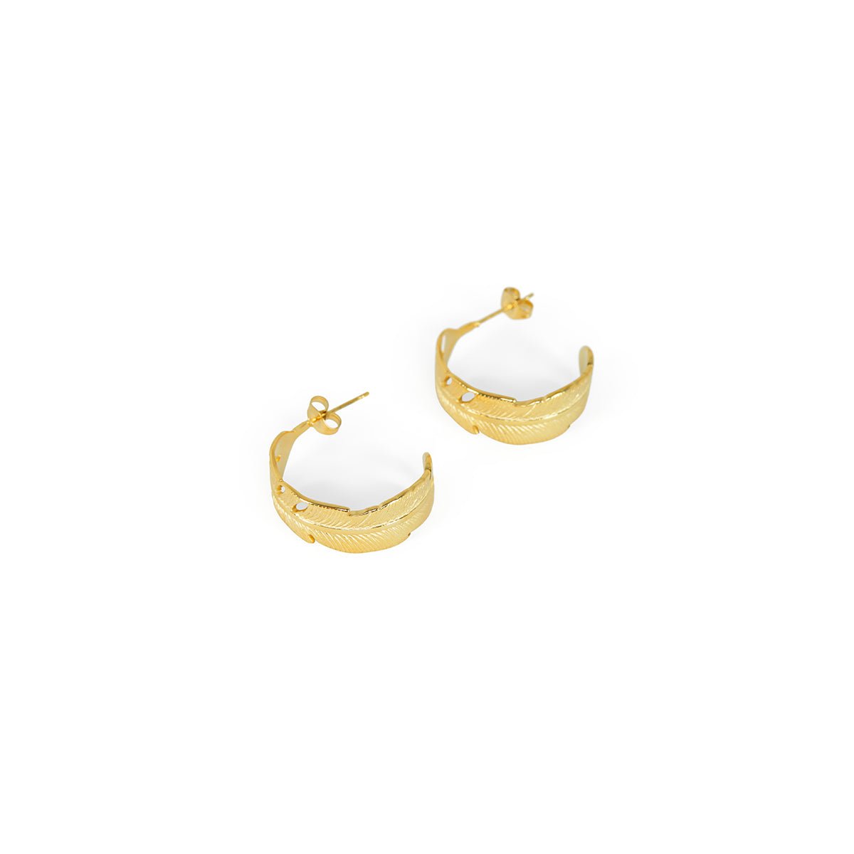Brinco Argola Ysandra Banhado em Ouro 18K