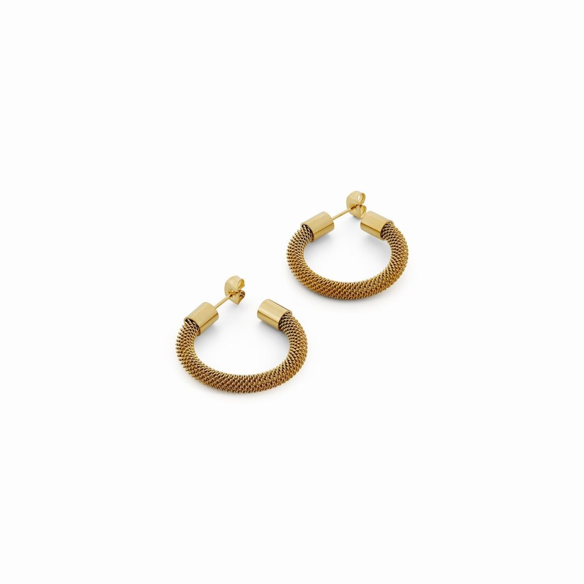 Brinco Argola Selinne Banhado em Ouro 18K