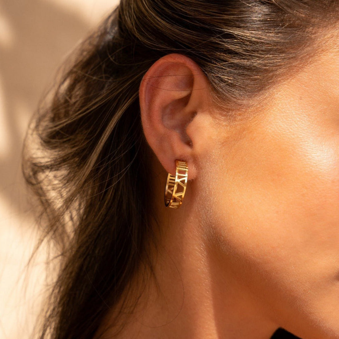 Brinco Argola Ariane Banhado em Ouro 18K