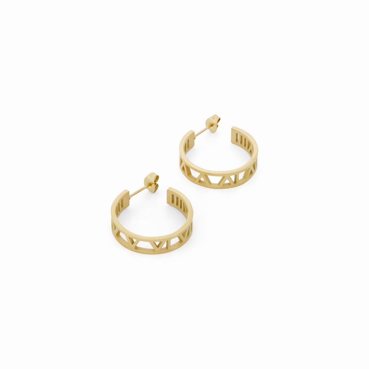 Brinco Argola Ariane Banhado em Ouro 18K