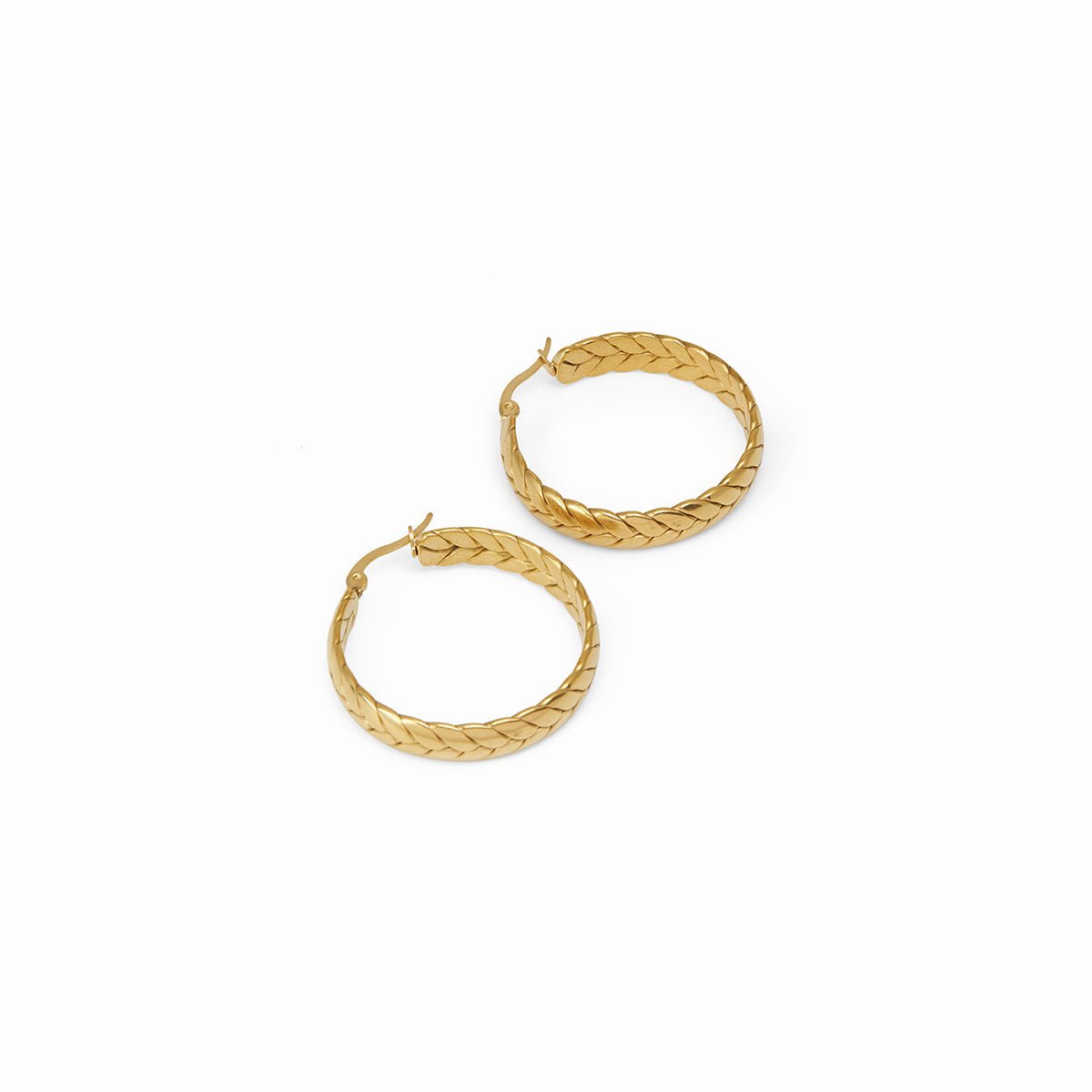 Brinco Argola Aureline Banhado em Ouro 18K