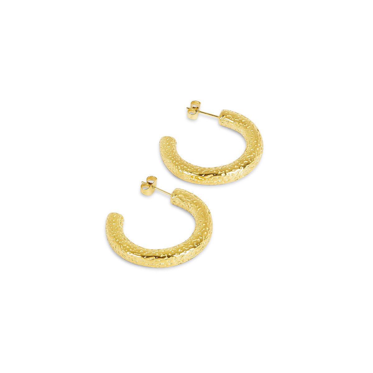 Brinco Argola Amélia Banhado em Ouro 18K