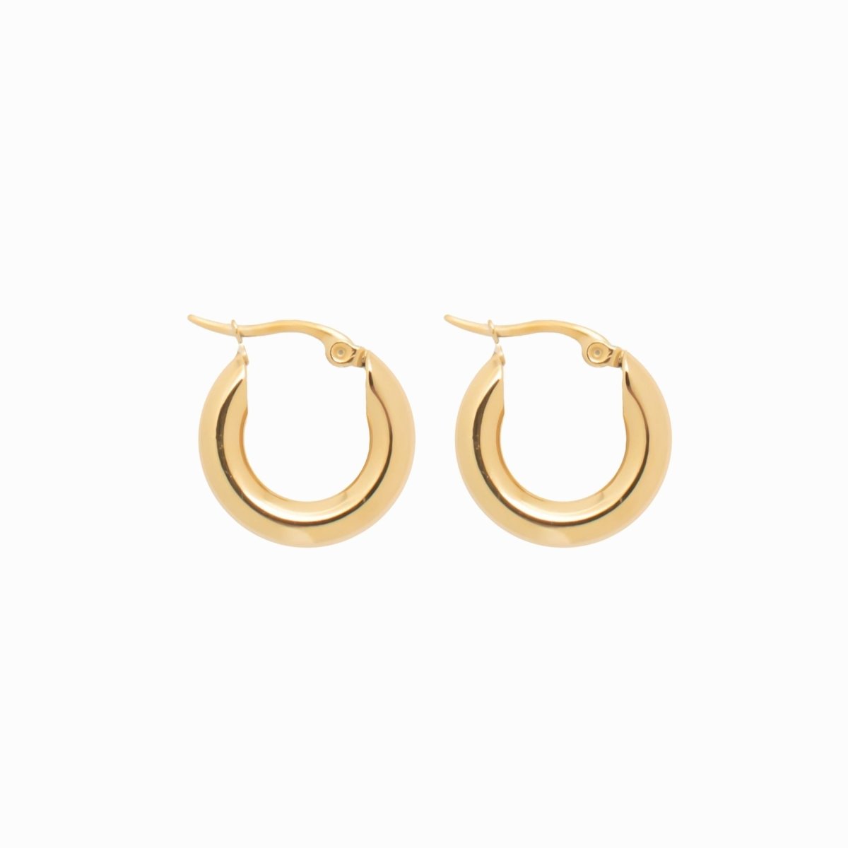 Brinco Argola Mavi G Banhado em Ouro 18K
