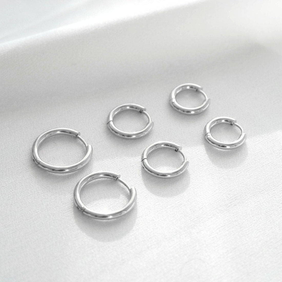 Brinco Trio de Argolas Amalfi Banhado em Ouro 18K