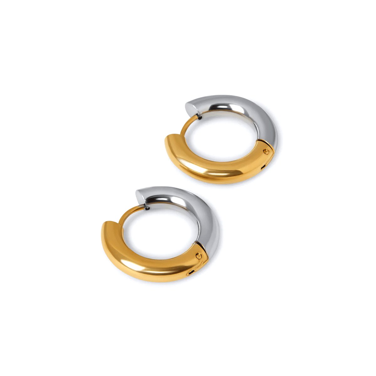 Brincos Argola Maelis Banhado em Ouro 18K