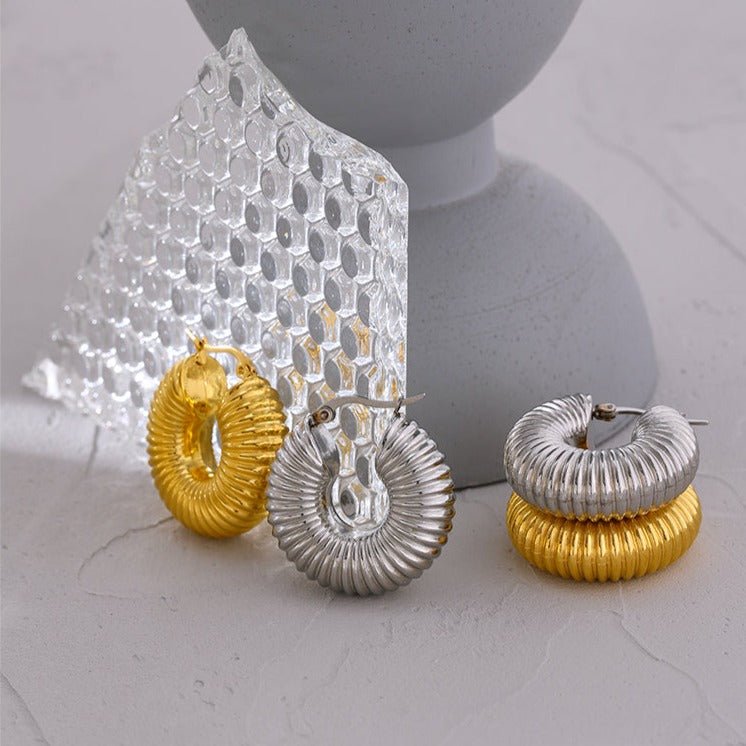 Brinco Argola Malu Banhado em Ouro 18K