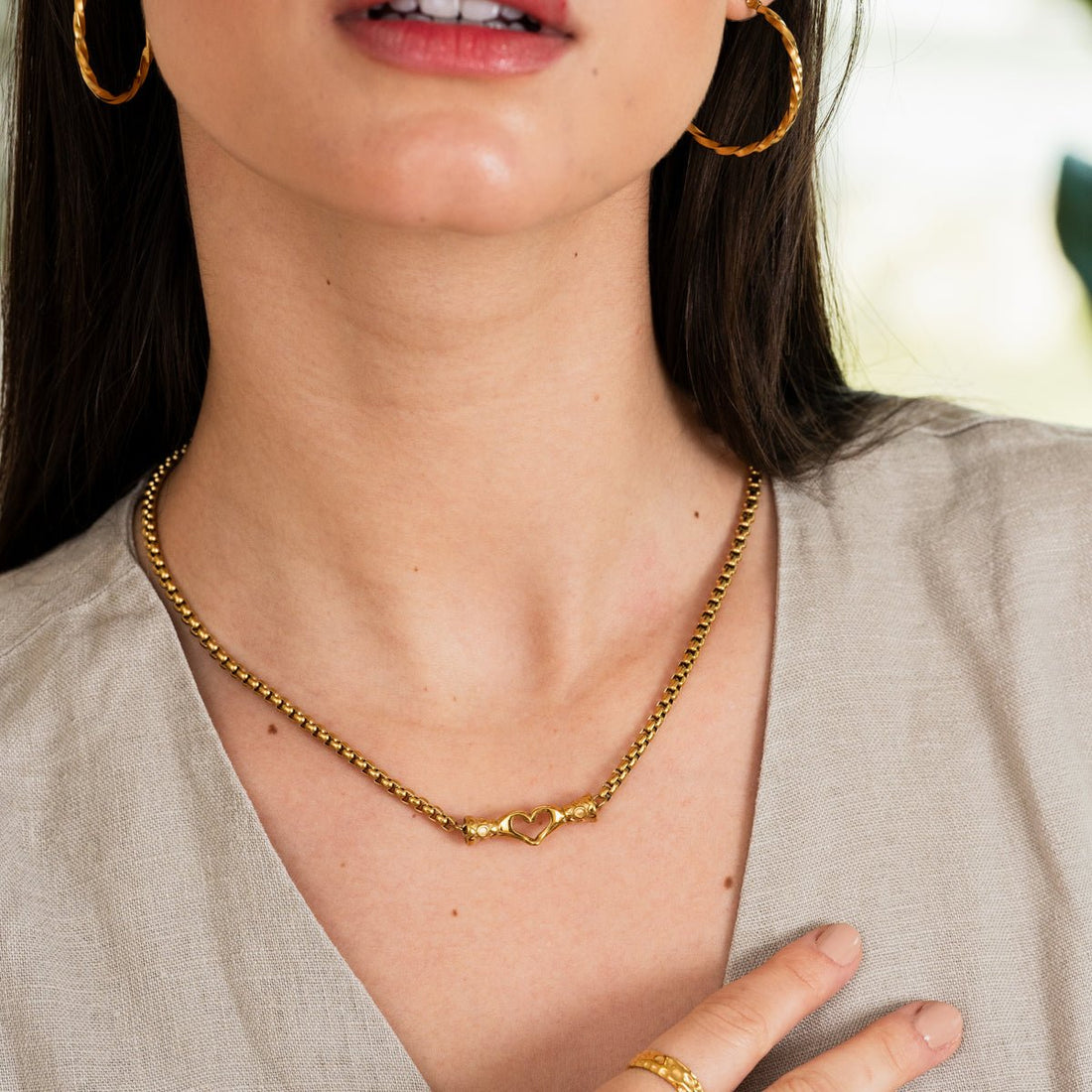 Colar Amavi Banhado em Ouro 18K