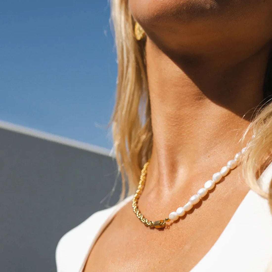Colar Dual Elaris Banhado em Ouro 18K