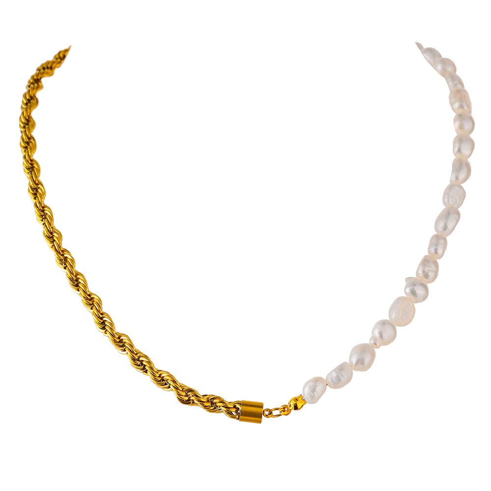 Colar Dual Elaris Banhado em Ouro 18K