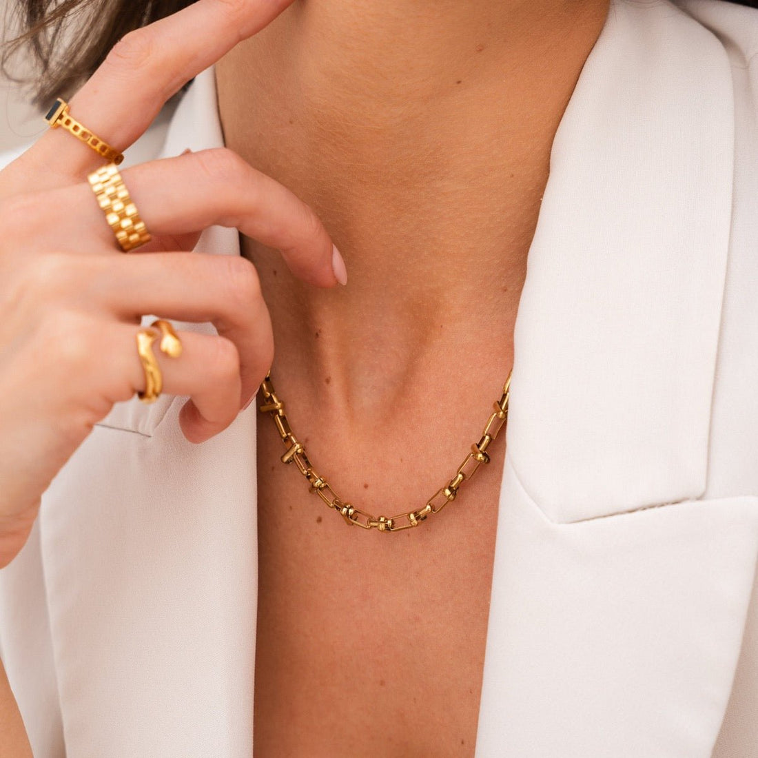 Colar Cairo Banhado em Ouro 18K