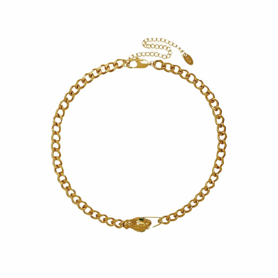 Choker Cobra Valisse Banhado em Ouro 18K