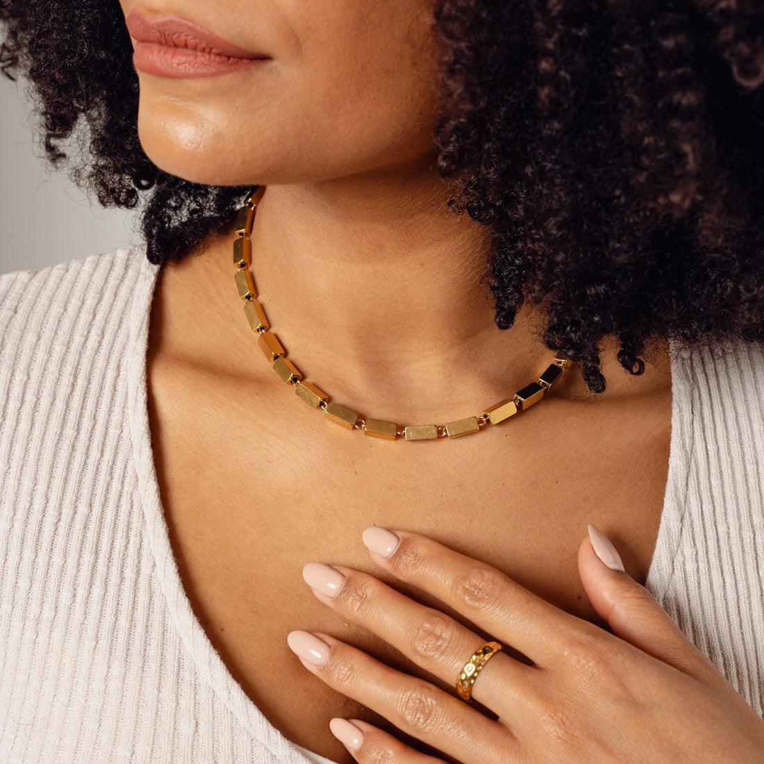 Colar Amavia Banhado em Ouro 18K
