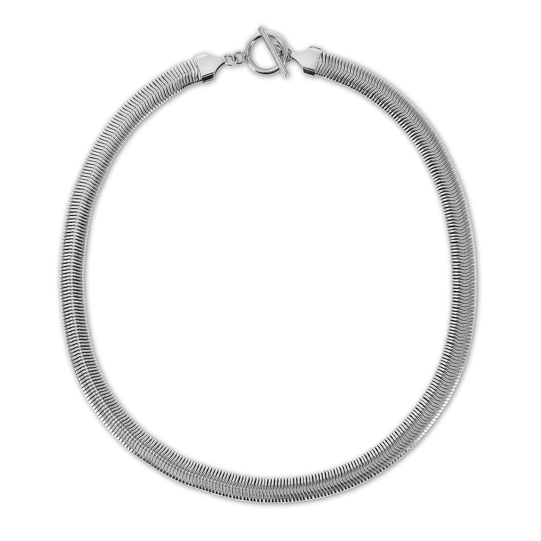 Choker Malha Nayra Prata