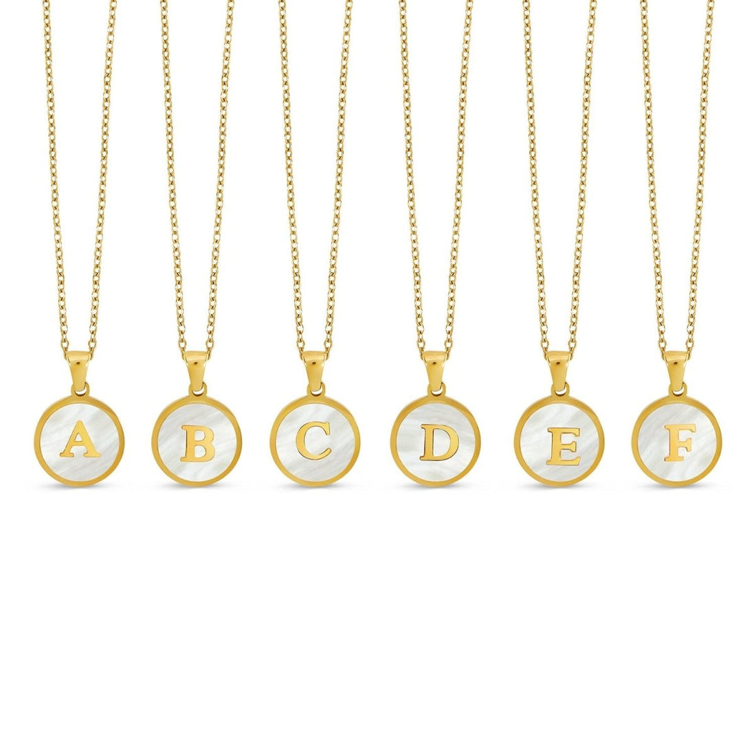 Colar Letra Inicial Adri Banhado em Ouro 18K