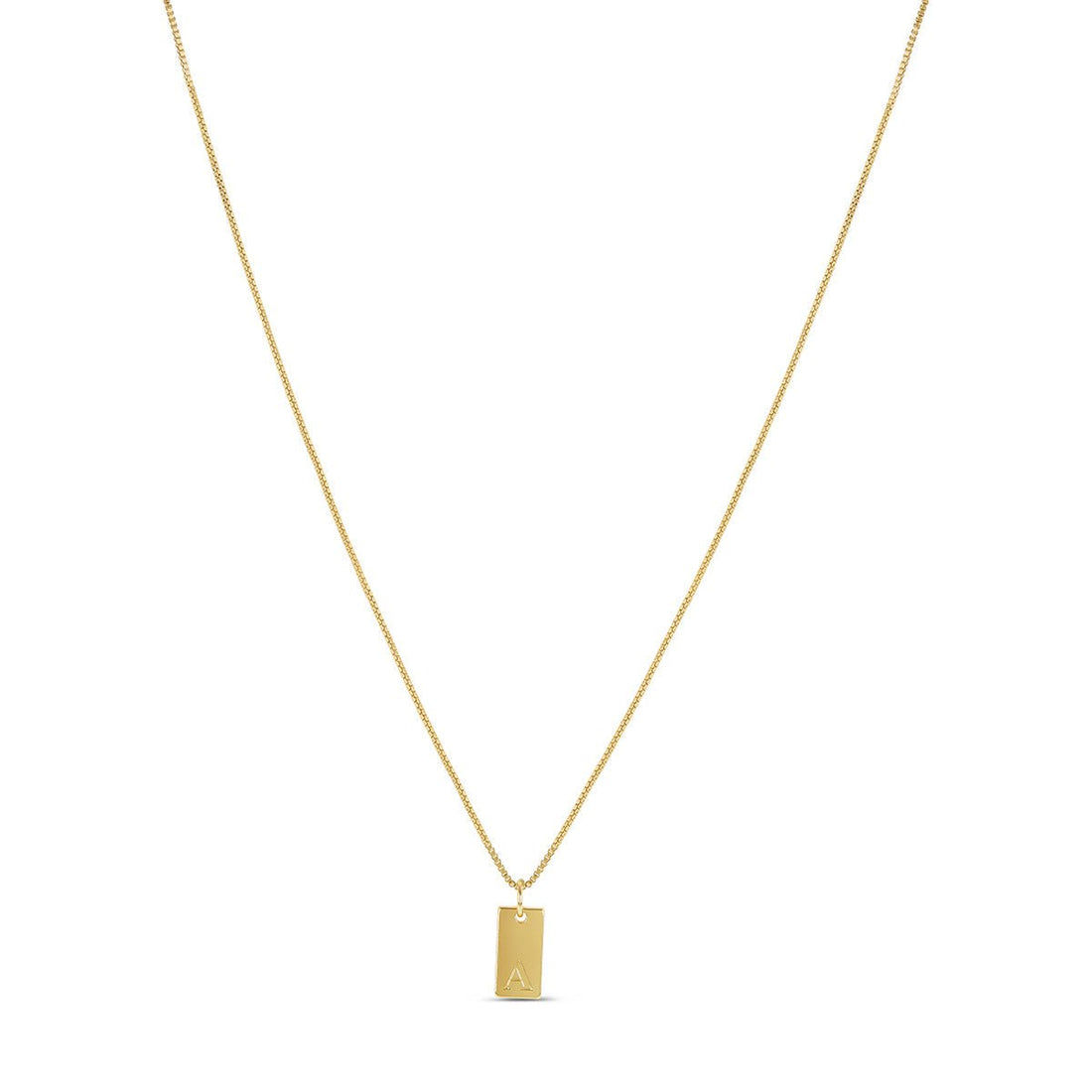Colar Letra Inicial Fabia Banhado em Ouro 18K
