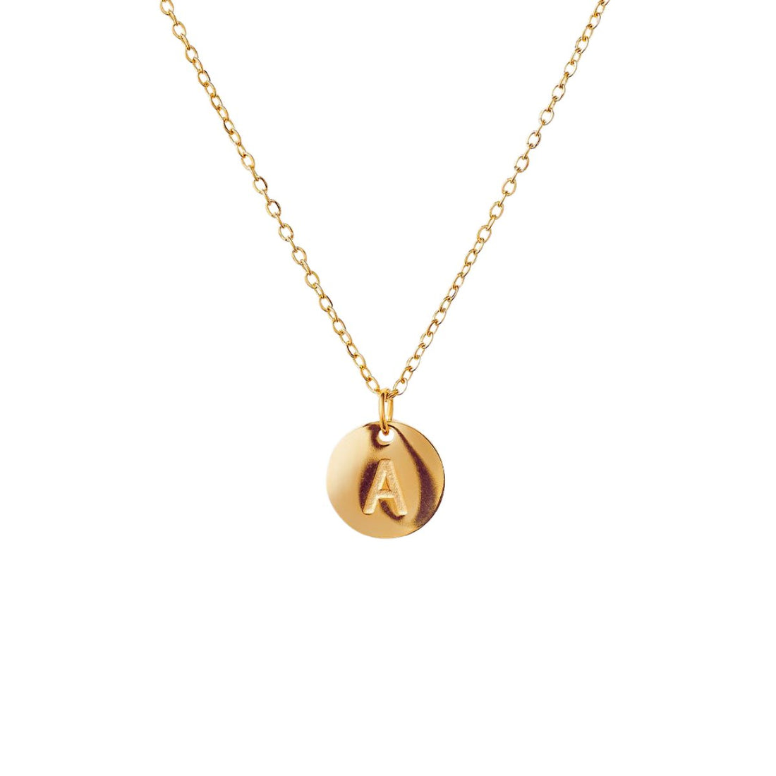 Colar Letra Inicial Anice Banhado em Ouro 18K