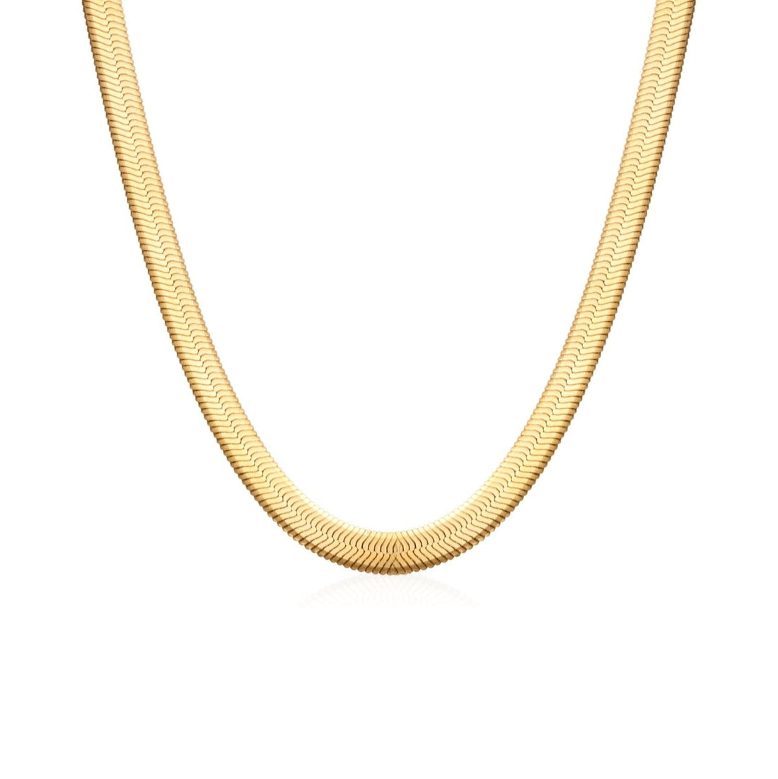 Colar Malha Celestine Banhado em Ouro 18K