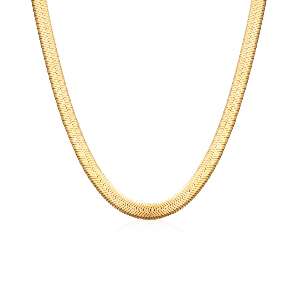 Colar Malha Celestine Banhado em Ouro 18K