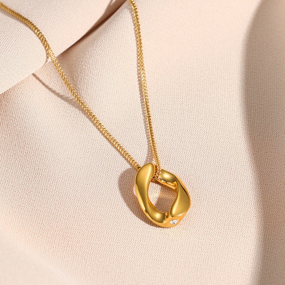 Colar Elo Camila Banhado em Ouro 18K