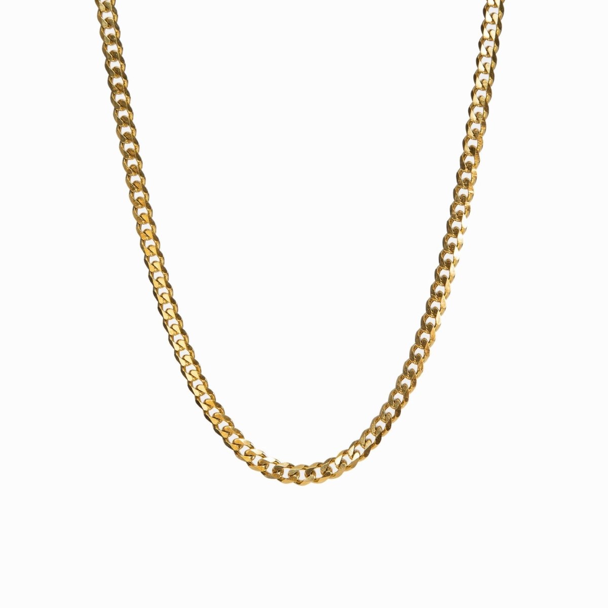 Colar Cubana Calissa Banhado em Ouro 18K
